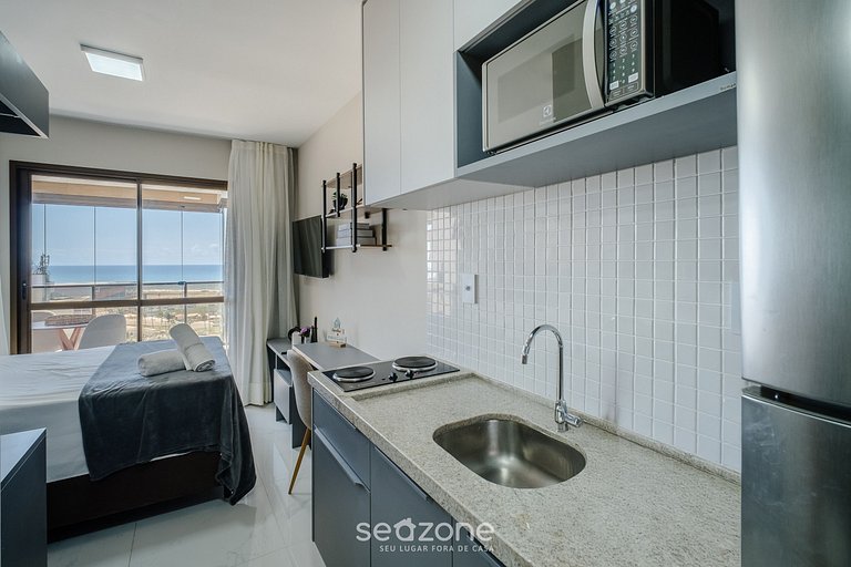 Estúdio c/vista mar prox Centro Convenções SMT0931