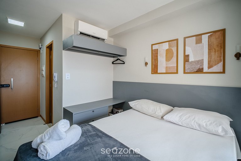 Estúdio c/vista mar prox Centro Convenções SMT0931