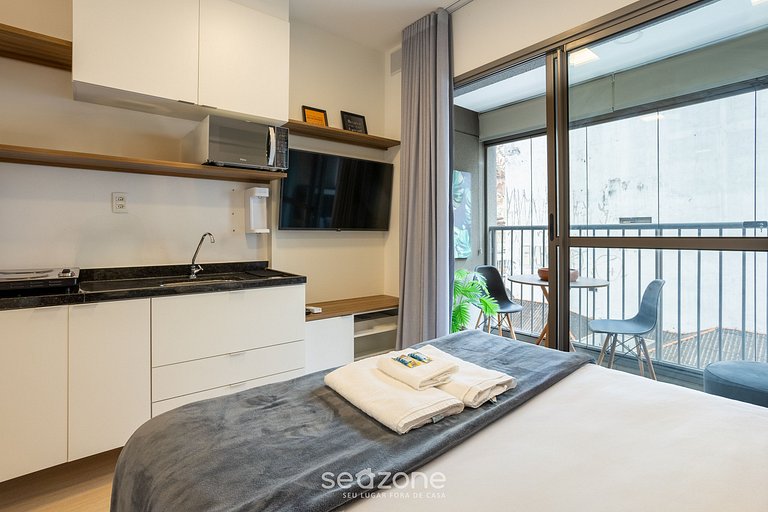 Apartament moderno 250m del metro Paulista NXO0404