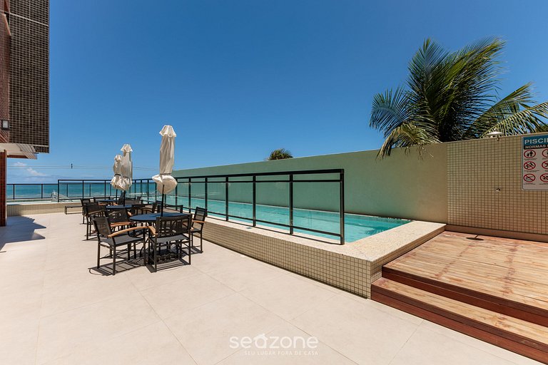 Apto Vista Mar Parcial 80m da Praia CPK0406