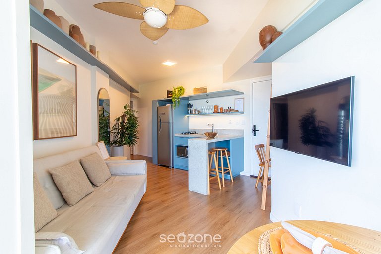 ¡Apto en Salvador con vista al mar! ESN0505