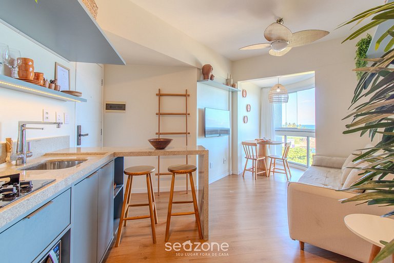 ¡Apto en Salvador con vista al mar! ESN0505