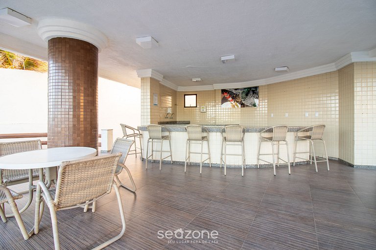 Apt en Cond. c/ Piscina, a pasos del mar ESN0702