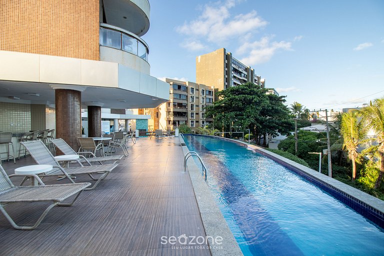 Apt en Cond. c/ Piscina, a pasos del mar ESN0702