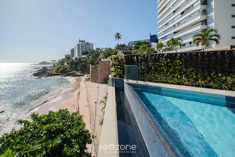 Apto frente al mar con terraza en Ondina - BCA1804