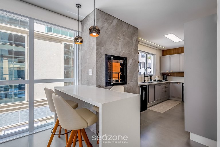 Depto 3H moderno cerca del mar EMA0201