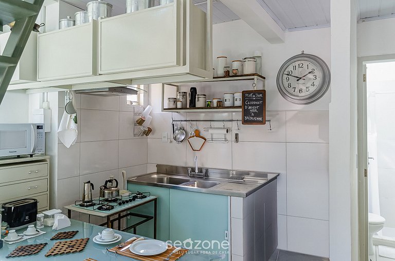 Aconchegante loft com lareira ATO3091