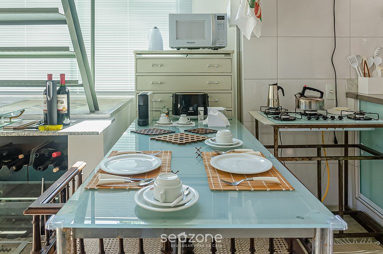 Aconchegante loft com lareira ATO3091