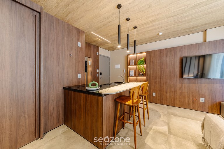 Estudio en Edificio c/ Piscina Frente Mar NWT0305