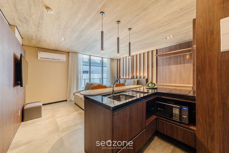 Estudio en Edificio c/ Piscina Frente Mar NWT0305