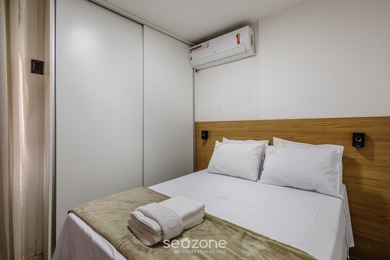 Studio com academia e coworking! PKS0205