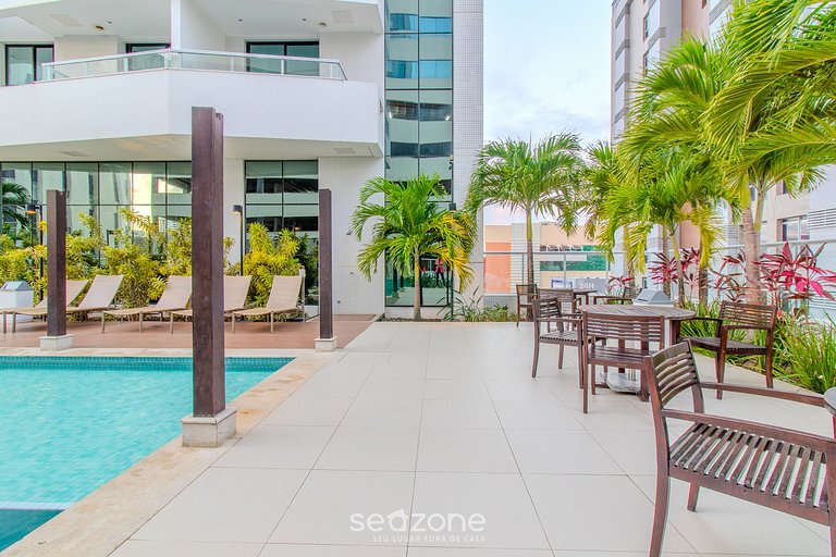 Alojamiento con piscina, sauna y gimnasio en el corazón de S