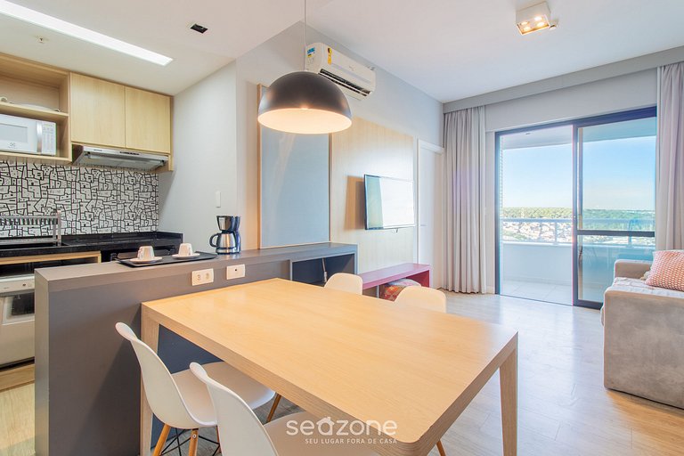 Depto c/ Balcón y Vista cerca del Shopping AAP1405