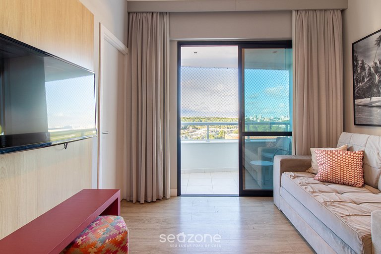 Apto c/ Varanda e Vista próx ao Shopping AAP1405