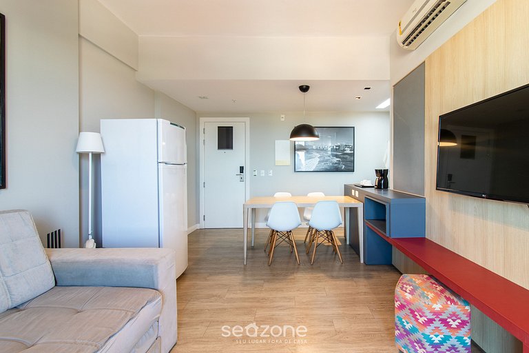 Apto c/ Varanda e Vista próx ao Shopping AAP1405