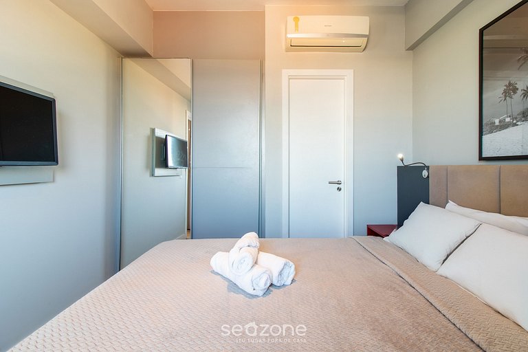 Apto c/ Varanda e Vista próx ao Shopping AAP1405