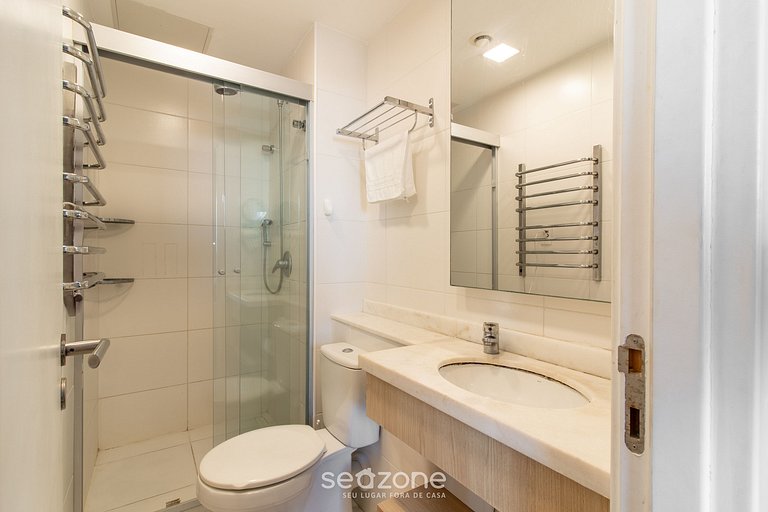 Apto c/ Varanda e Vista próx ao Shopping AAP1405