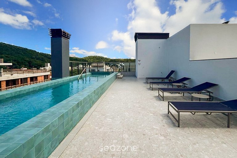 Varanda com vista mar a 230m da praia! PRB0405