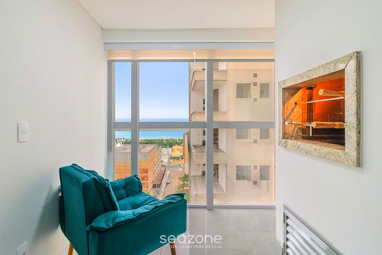 Apto com vista incrível a 230m do Mar - MRE1101