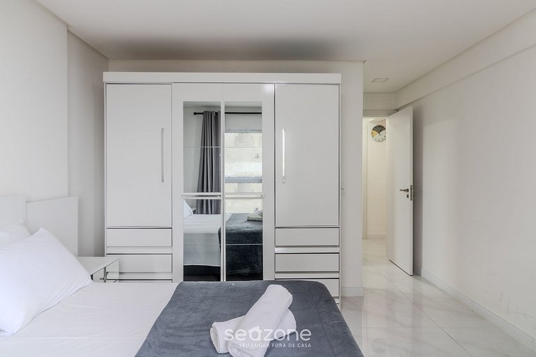 Apto com vista incrível a 230m do Mar - MRE1101