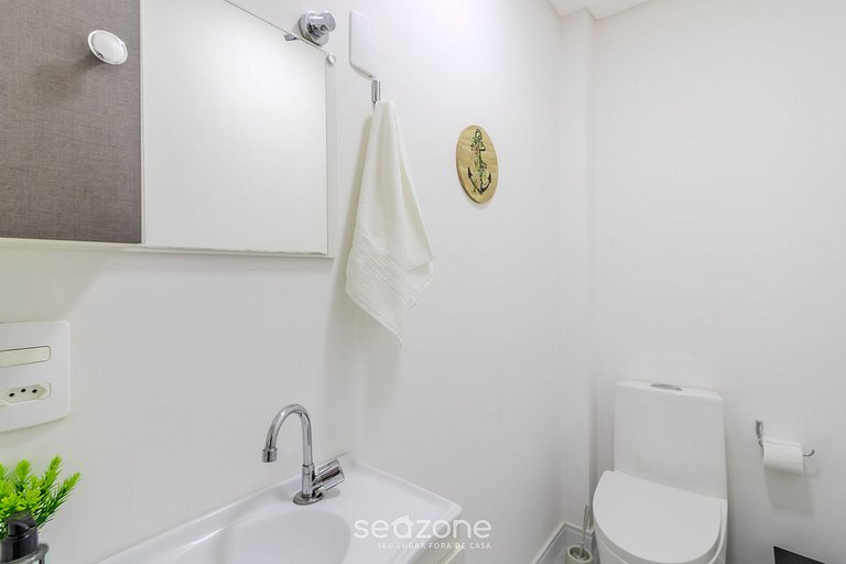 Apto com vista incrível a 230m do Mar - MRE1101