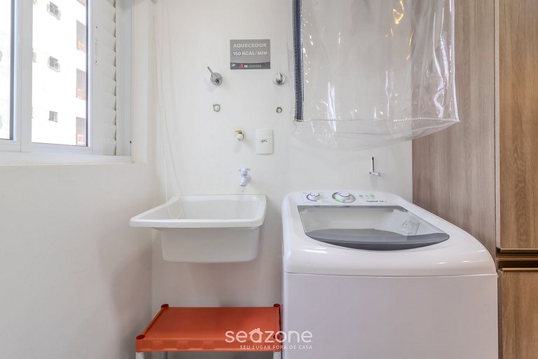 Apto com vista incrível a 230m do Mar - MRE1101