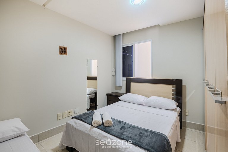 Apto no centro, a 300m da praia - VEL0102