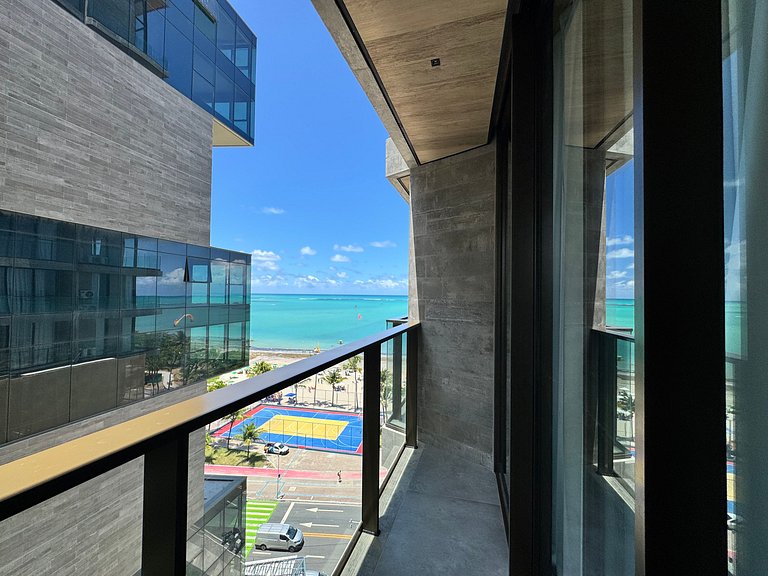 Elegante estudio con vista lateral al mar NWT0907