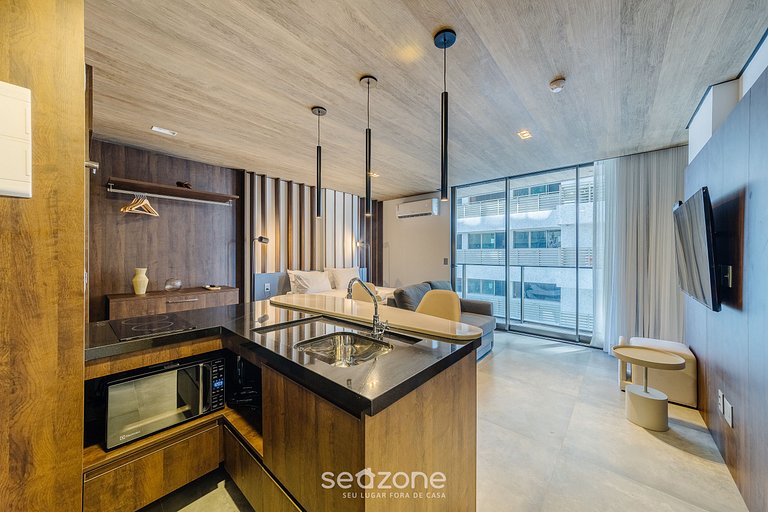 Hermoso Estudio con Vista Lateral al Mar NWT0504