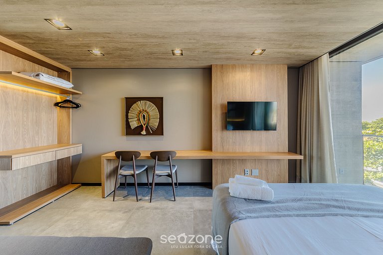 Acogedor en Edificio c/ Piscina Frente Mar NWT0318