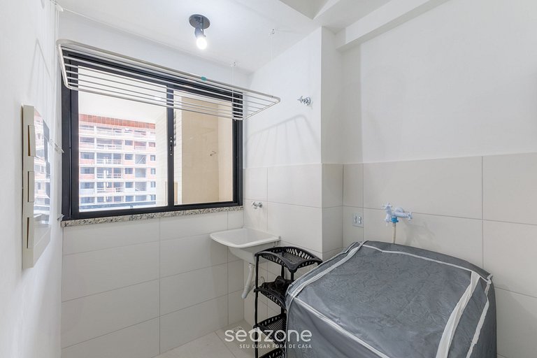 Apto en Cond. Junto al mar con piscina CPK0803