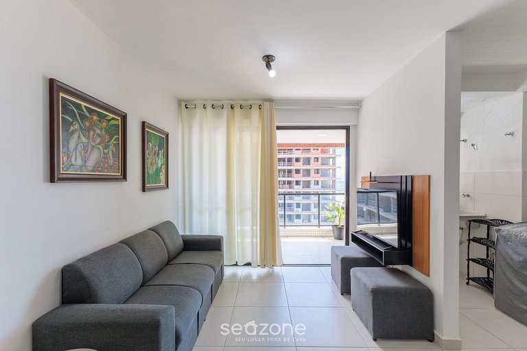 Apto em Cond. Beira-Mar c/ Piscina CPK0803