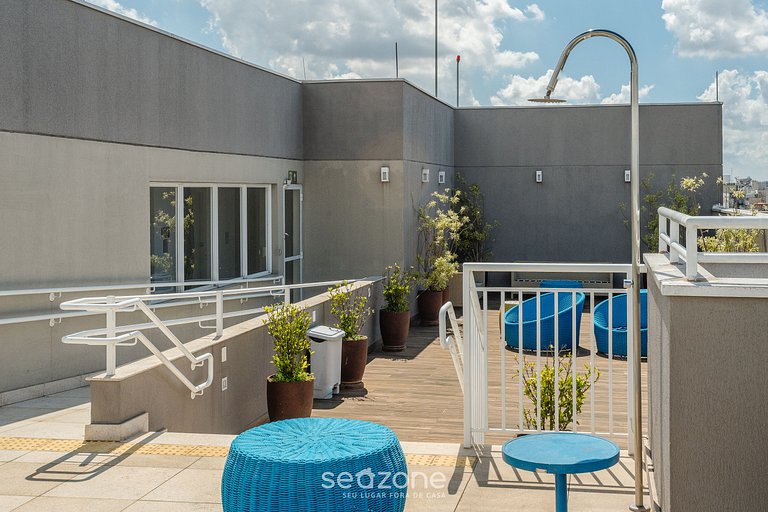 Estúdio moderno c/ piscina em São Paulo YOU1203