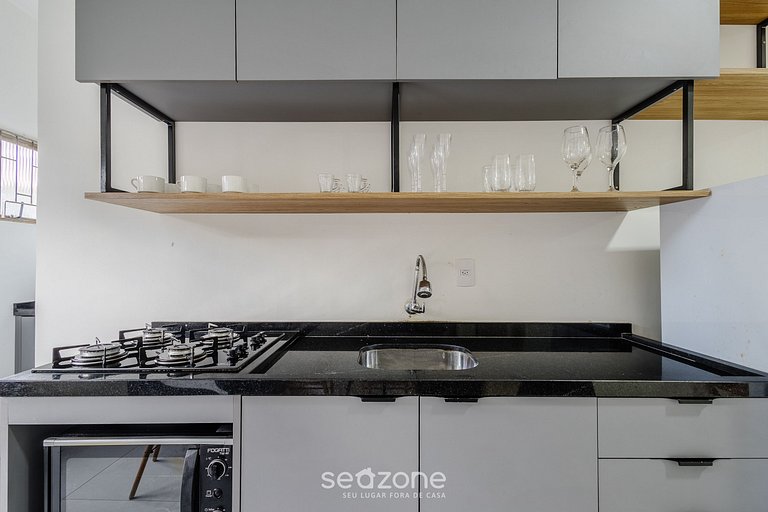 Apartamento em Jurerê na quadra da praia PSD101 Seazone