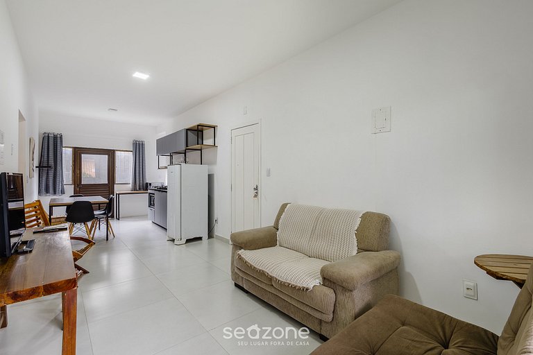Apartamento em Jurerê na quadra da praia PSD101 Seazone