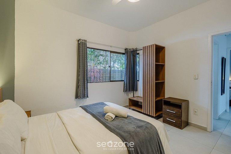 Apartamento em Jurerê na quadra da praia PSD101 Seazone