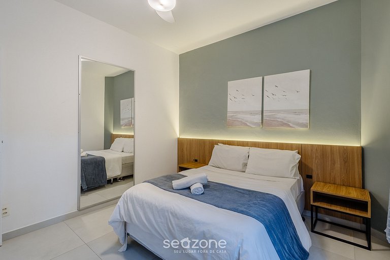 Apartamento en Jurerê en la playa bloque PSD101 Seazone