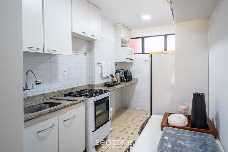 Apto em Cond. c/ Piscina a 400m da Praia GSH0101