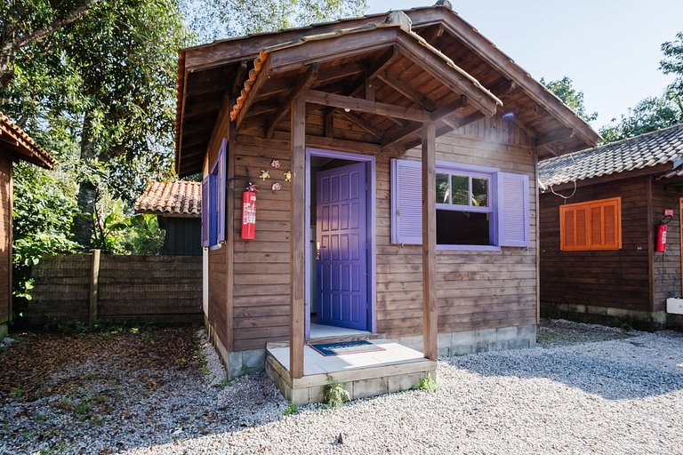 Cabaña acogedora 10 min de Praia do Rosa – PRJ025