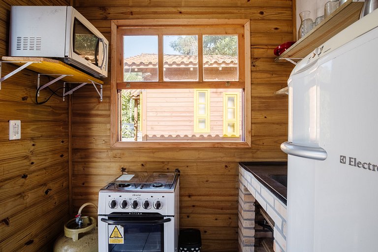 Cabaña acogedora 10 min de Praia do Rosa – PRJ025