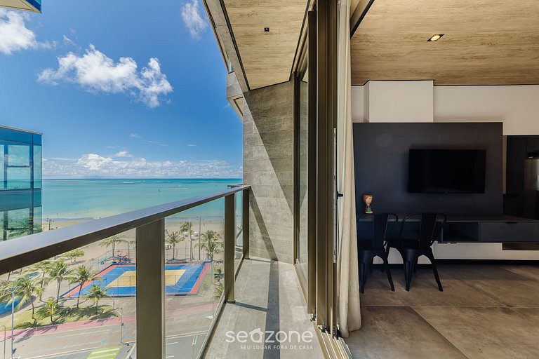 Lindo Estúdio c/ Vista Mar Lateral NWT0908
