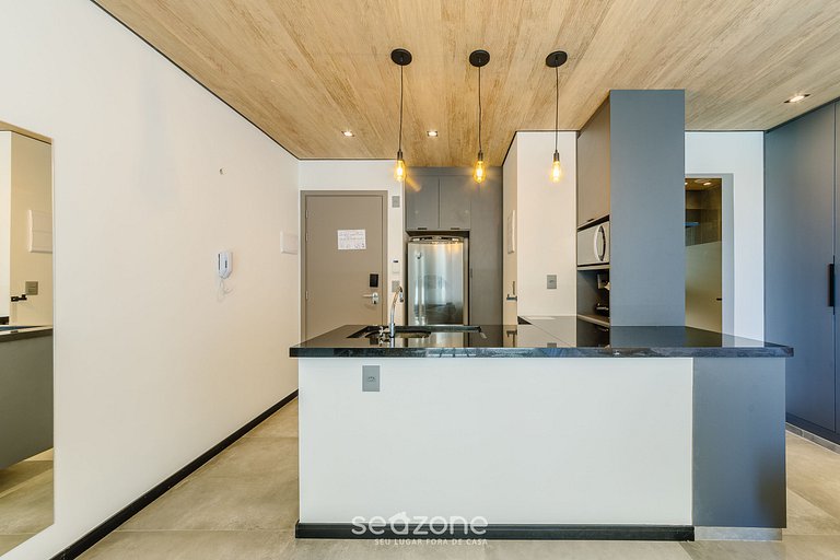 Lindo Estúdio c/ Vista Mar Lateral NWT0908