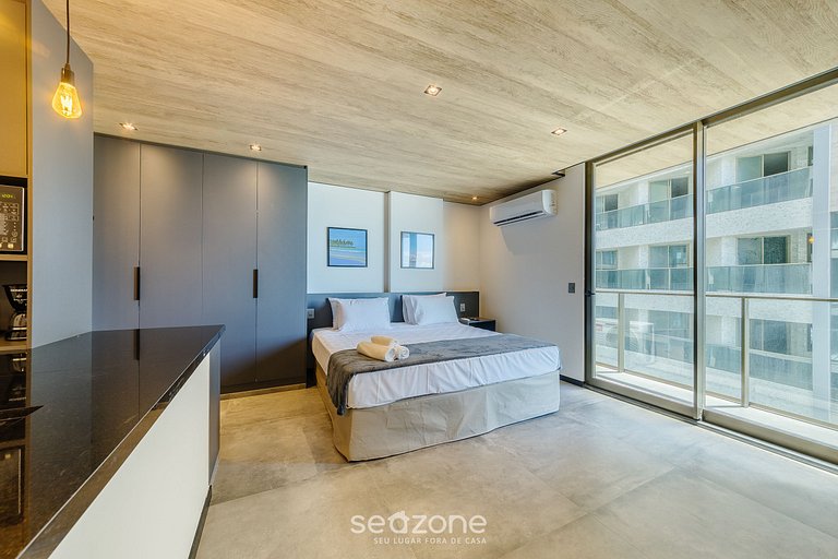 Hermoso Estudio con Vista Lateral al Mar NWT0908