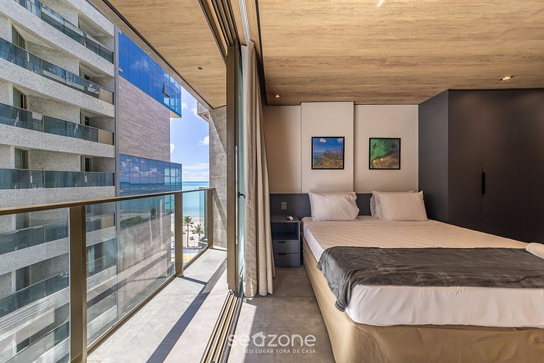 Agradável Estúdio na Orla c/ Vista Mar - NWT0905