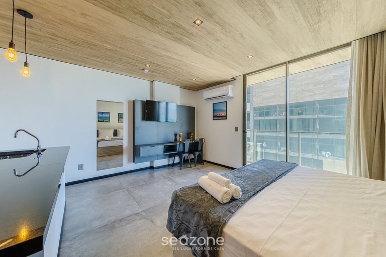 Hermoso Estudio con Vista Lateral al Mar NWT0909