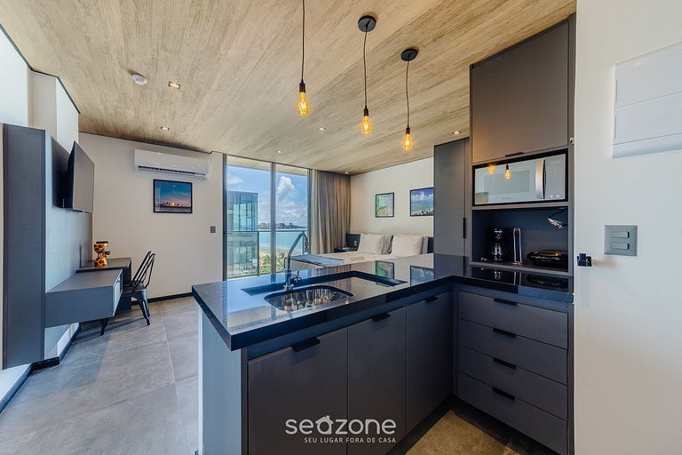 Hermoso Estudio con Vista Lateral al Mar NWT0909