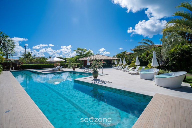 Lindo Apto em Cond. c/ Piscina no Litoral CQS0004