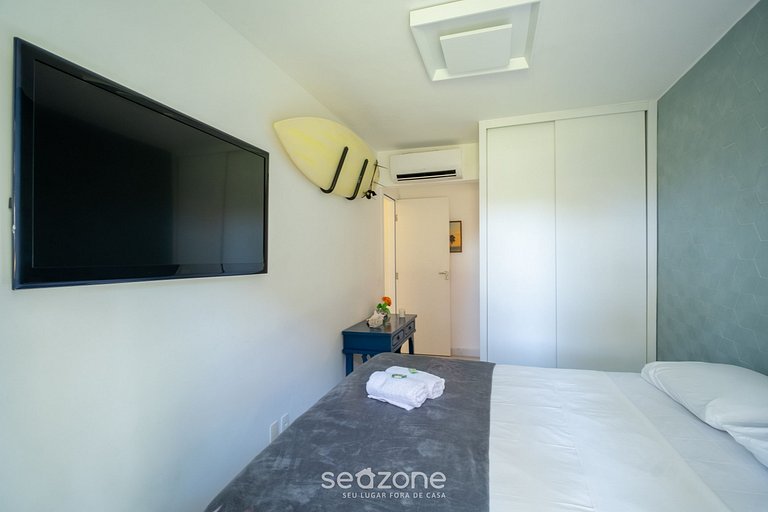 Lindo Apto em Cond. c/ Piscina no Litoral CQS0004