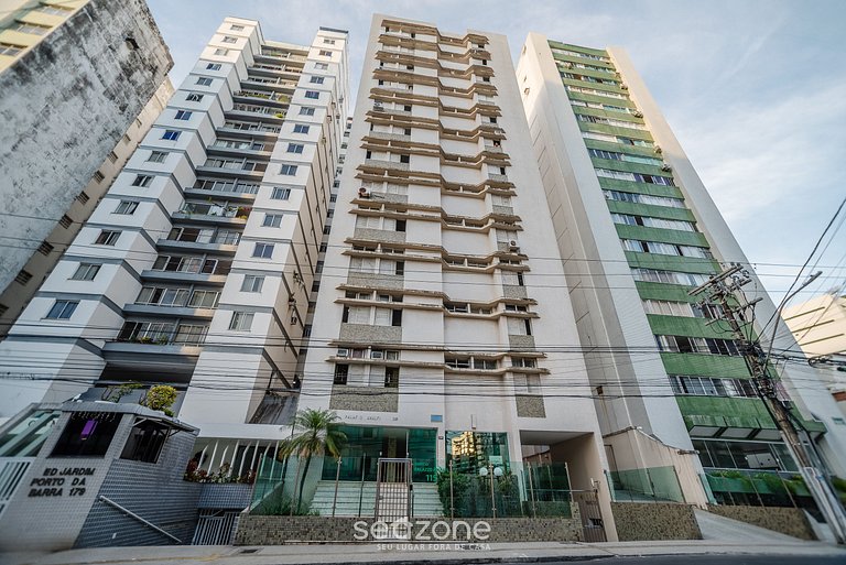 Viva a Barra: Apto a 400m da Praia – PAI0303