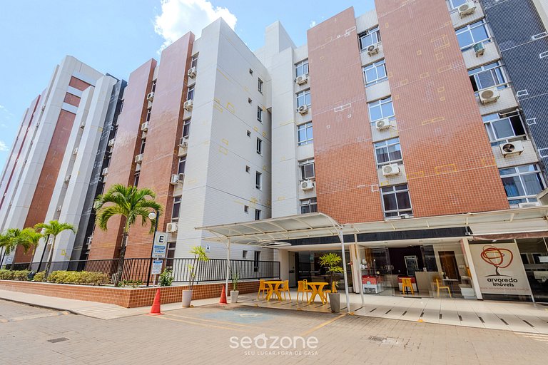 Studio com academia e coworking! PKS0205